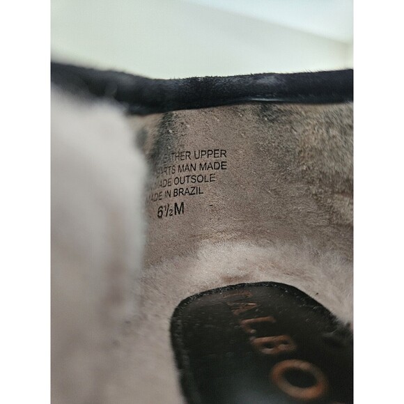 Talbots Cassidy Sherpa Suede Loafers Black Women’s Size 6.5 - Picture 5 of 7